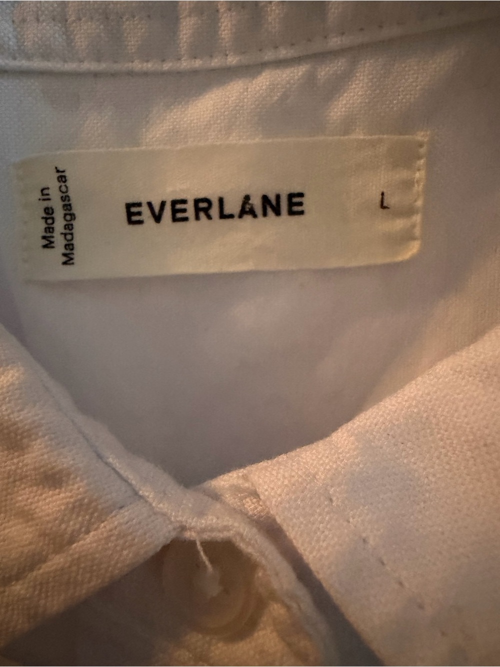 Everlane Relaxed Button-Down Shirt – Like New, Size L - Picture 7 of 9